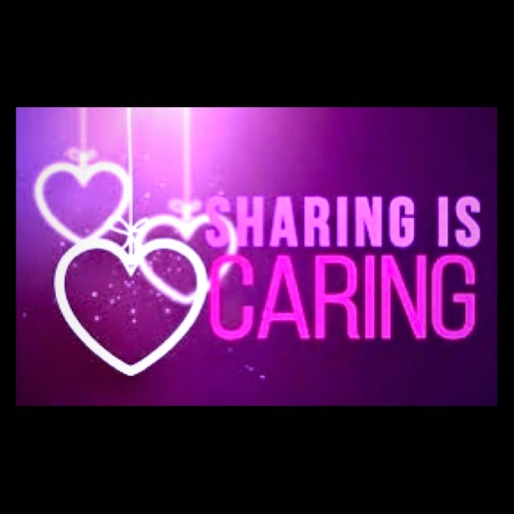 Sharing is caring 💕